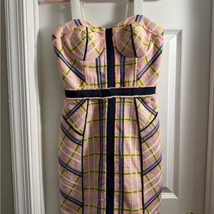 Rebecca Minkoff Navy and Pink Dress